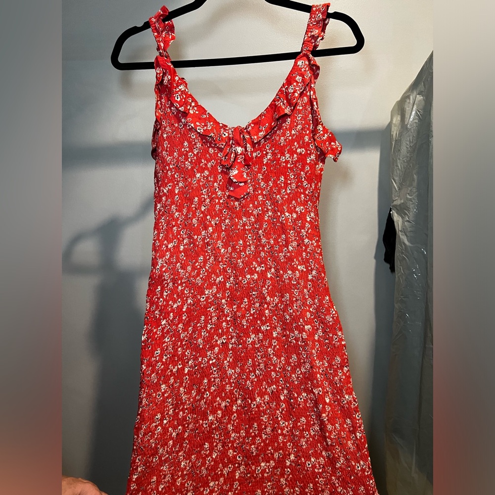 size Small Japna Red floral dress